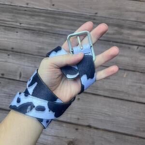 Vintage Y2K Cow Print Belt Statement Streetwear Accessory